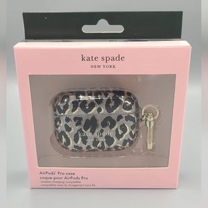 😍 Kate Spade Leopard Airpods Pro Case New